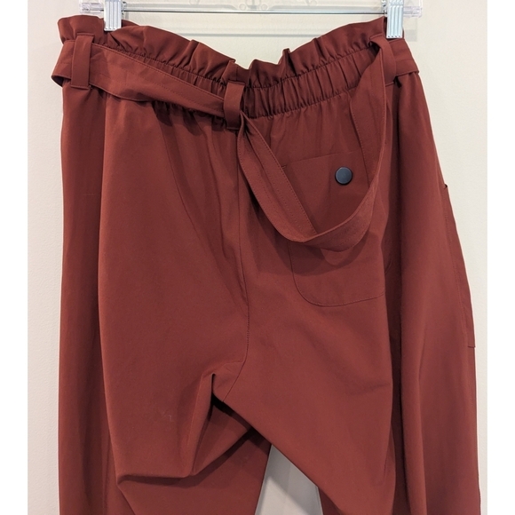 Athleta Skyline Pants In Dark Red Size 10 - Picture 4 of 8